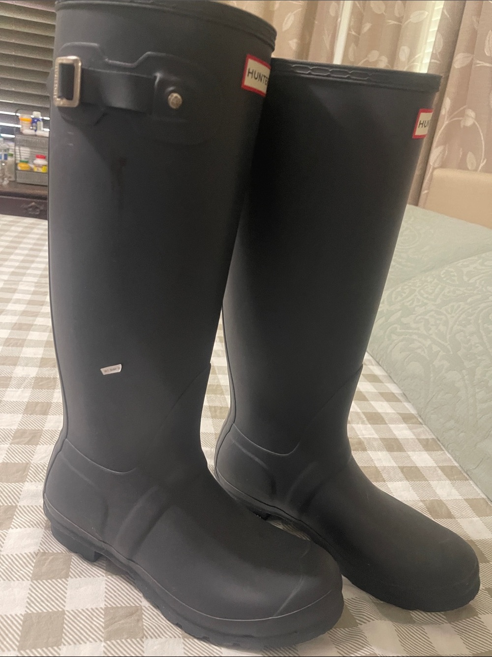 Hunter Matte Black Tall Waterproof Boots